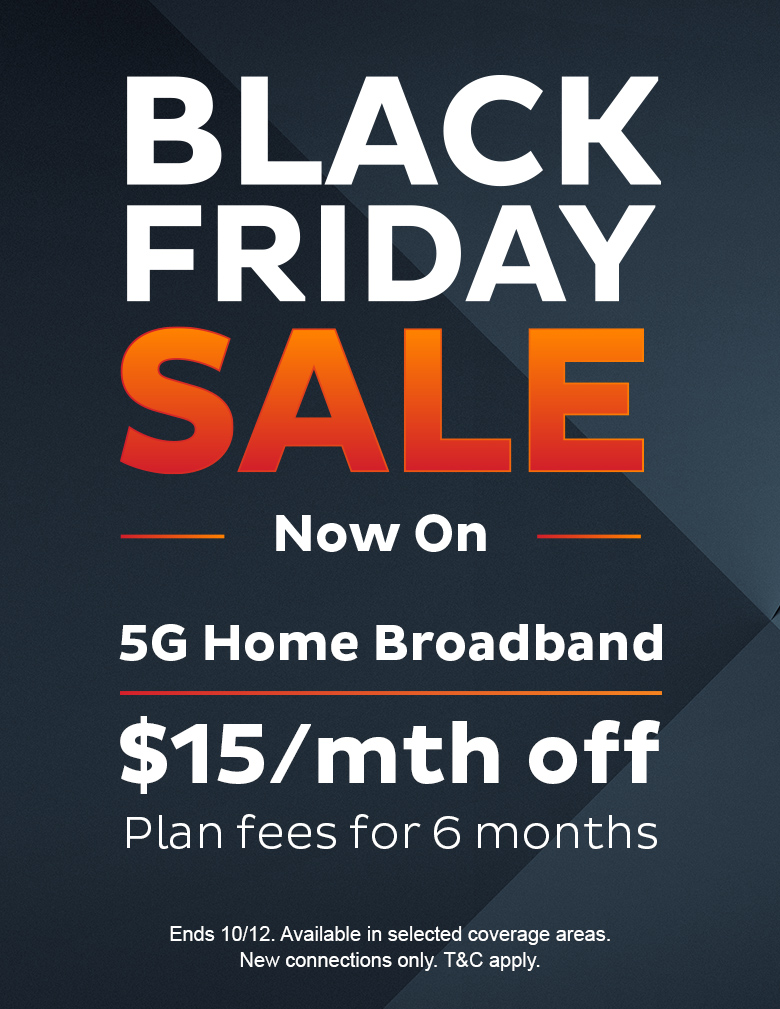 5G Home Broadband Plans Black Friday Sale