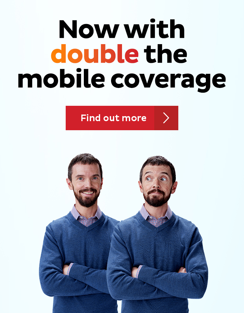 Our mobile network coverage is expanding nationwide