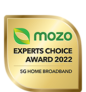 2022 MOZO Experts Choice Award - 5G Home Broadband